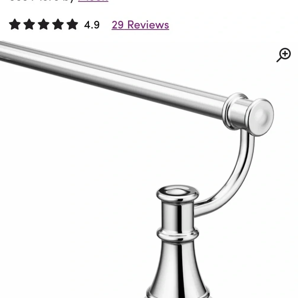 Moen bathroom 18 bar - wayfair in chrome